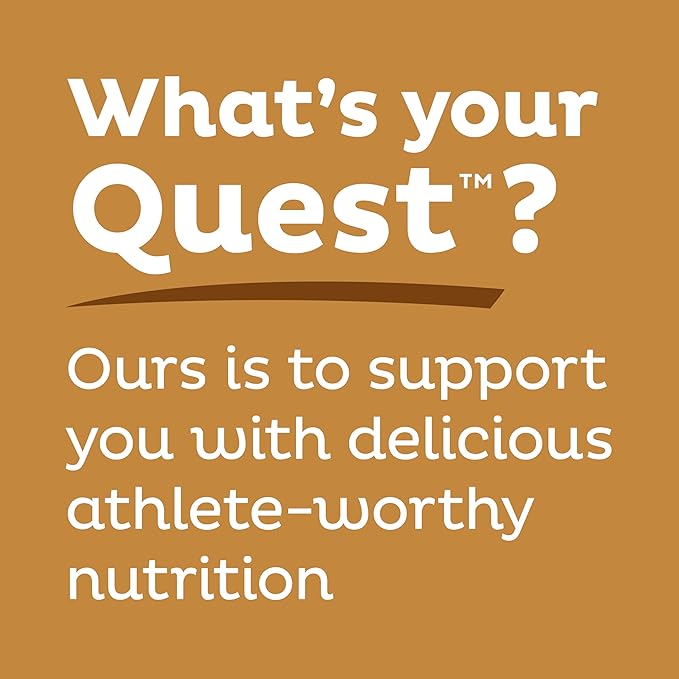 Quest Nutrition Dipped Chocolate Chip Cookie Dough Protein Bars 18g Protein 3g Net Carbs Gluten Free 1.76 Oz 12 Count