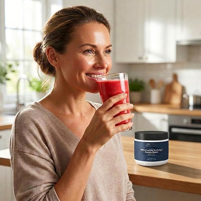 Rooted Miltivitamin with Brain Supplements for Memory and Focus | Energy Vitamins for Men and Women | Brain Health Support &amp Mental Clarity | Cognitive Booster | Mitochondria Recharge | 14.6oz Pow