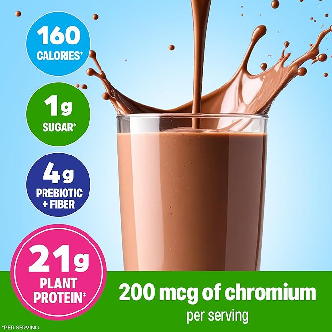 Orgain Organic Protein + Metabolism Blend Powder Chocolate Fudge - 21g Plant Protein 5g Prebiotic Fiber No Lactose Ingredients Low Sugar Non-GMO for Shakes &amp Smoothies 1.71 lb