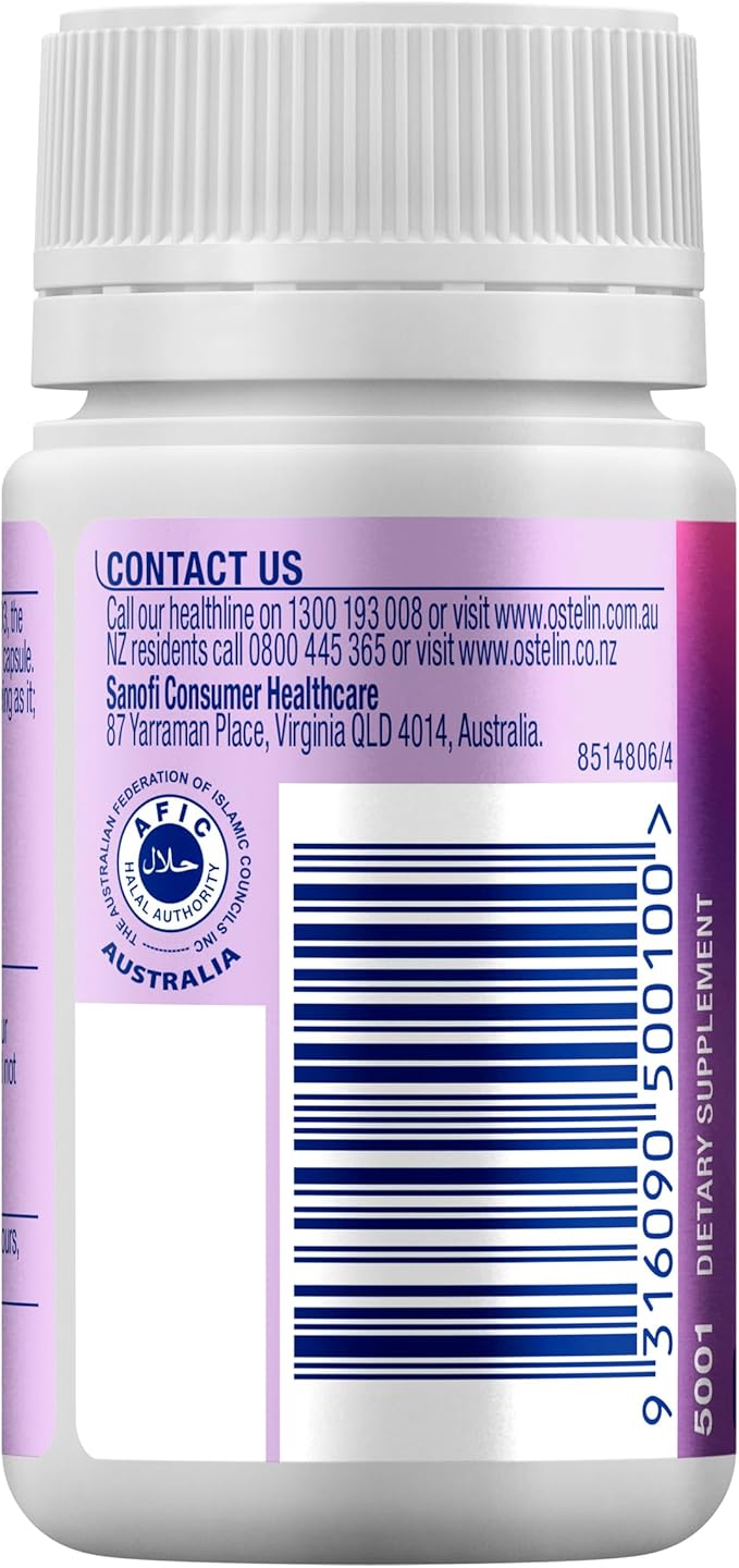 Vitamin D3 for Keeping Bones and Muscle Healthy and Strong - Boost Your Immune System - 1000IU - 1 Daily Supplement - 60 Capsules