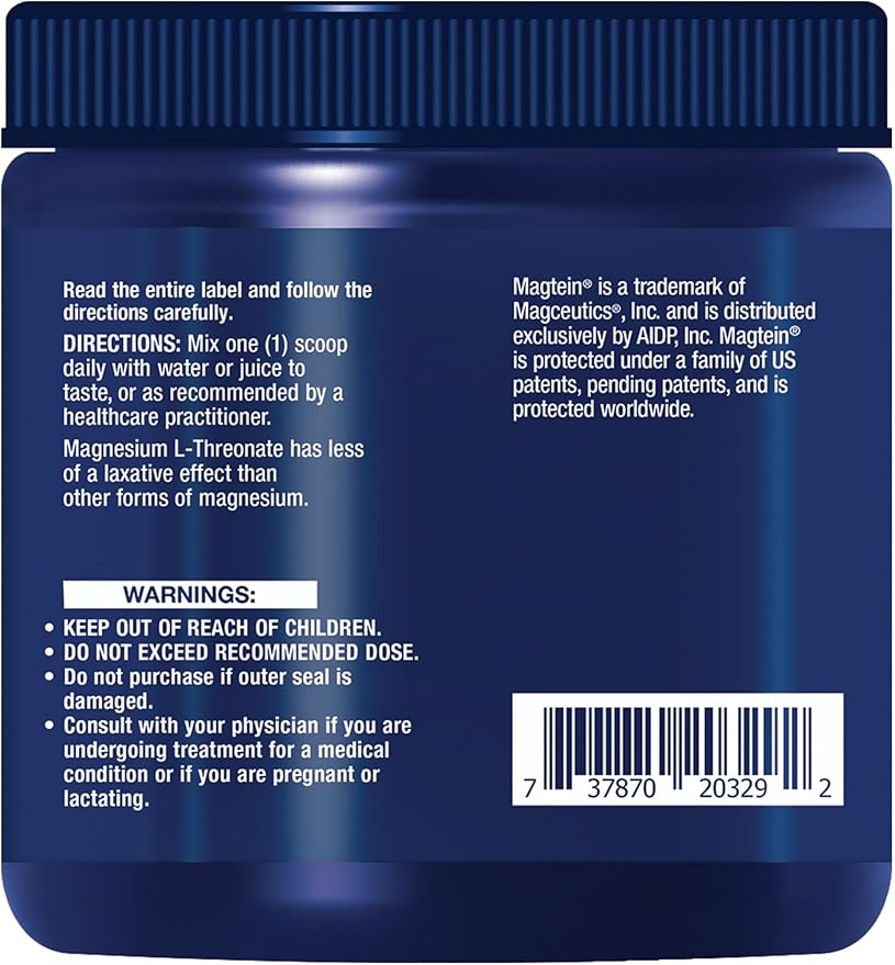 Life Extension Neuro-Mag Magnesium L-Threonate Powder (Tropical Punch)-Ultra-Absorbable Magnesium-Supports MemoryFocusCognitive Function&ampMood-Gluten freeNon-GMOVegetarian (30 Servings)(Pack o