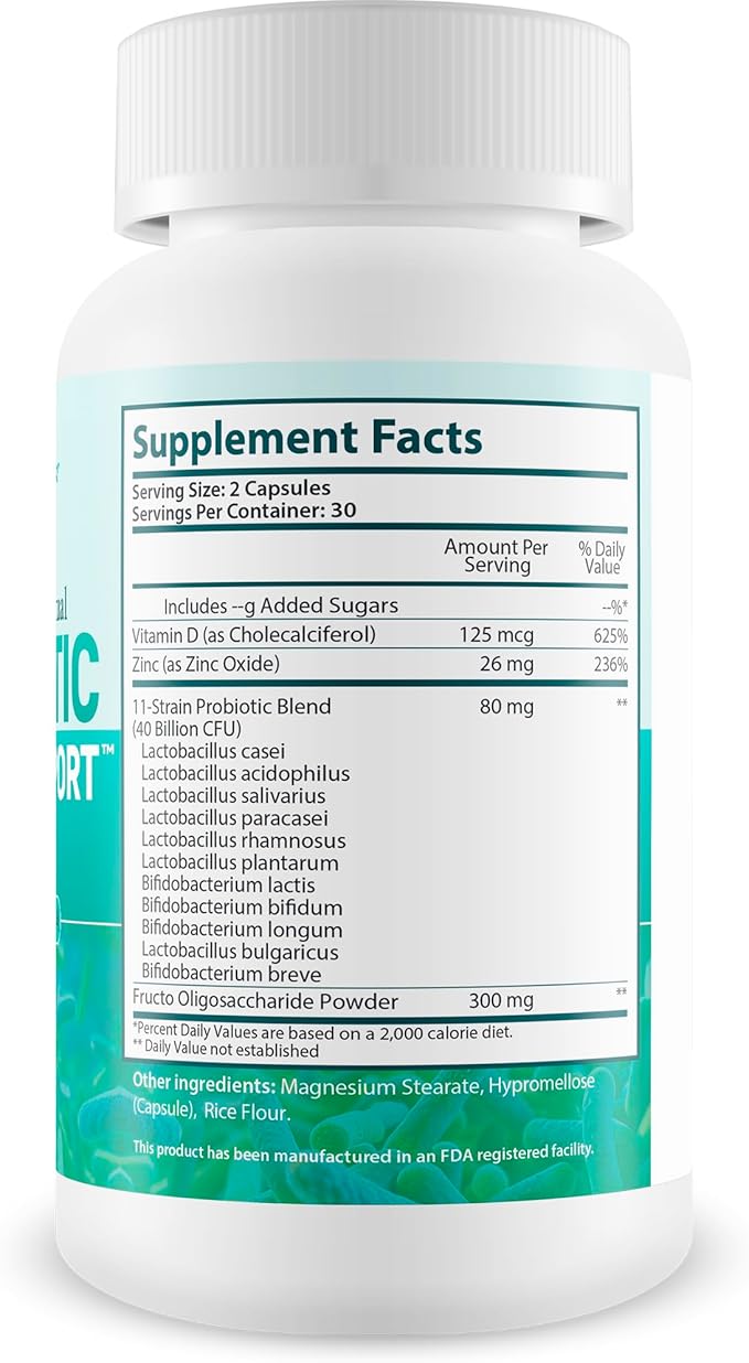 Gluc0se Reset Ritual Probiotic Blood Support - Our Best Probiotics &amp Prebiotics For Blood Balance - Prebiotics &amp Probiotics With Vitamin D - Healthy Gut Restore Probiotic Leaky Gut Repair Supp