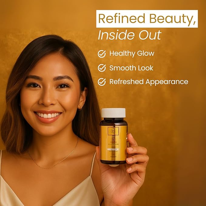 New Gold Glutathione 1800mg with Collagen Stem Cell ALA &amp Vitamin C – 60 Softgels | Skin &amp Antioxidant Support | High Absorption Formula for Radiance &amp Recovery