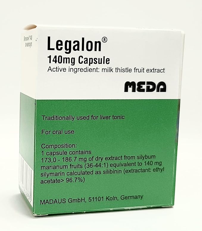 Legalon 140mg 60 Capsules (Milk Thistle Extract)