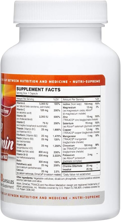 Nutri Supreme Research Once Daily Multi - Vitamin 90 Capsules