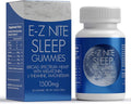 Hemp + Melatonin Sleep Gummies with L-Theanine Magnesium | Helps You Stay Asleep Longer | Non-Habit Forming Non-GMO Gluten Free | Strawberry Flavor 50 Count