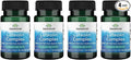 Swanson Luteolin Complex w/Rutin - Brain Support Supplement Promoting Memory Mood &amp Cognitive Health - Natural Formula to Help Maintain Nervous System - (30 Veggie Capsules) 4 Pack