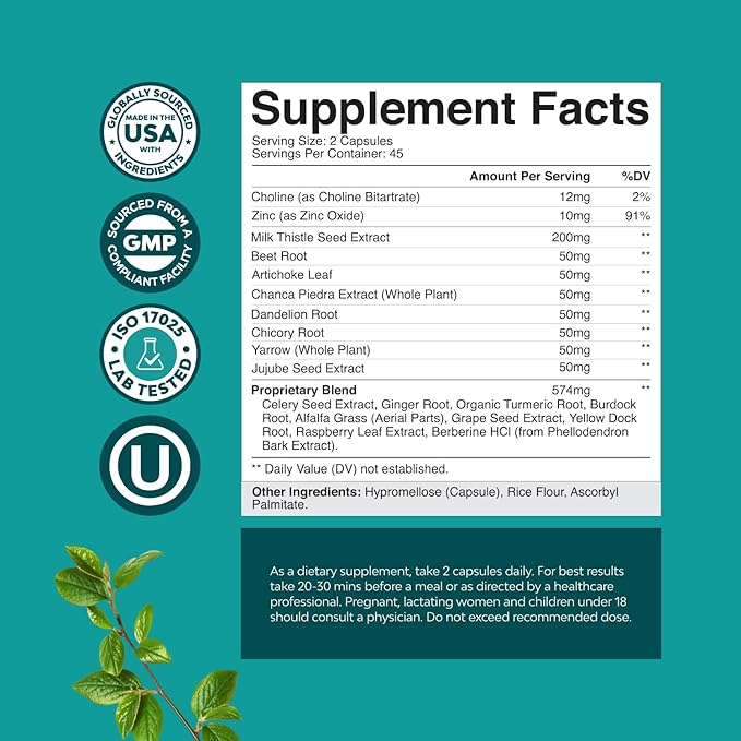 Bundle of Uric Acid Cleanse &amp Detox - Green Coffee Beans with Turmeric Tart Cherry &amp Celery Seed for Kidney and Liver Support Milk Thistle with Dandelion Root Choline Beetroot &amp Articho