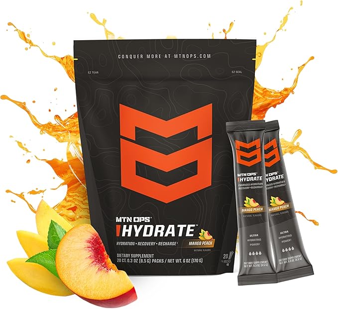 MTN OPS Magnum Clear Blue Raspberry Coconut &amp Hydrate Mango Peach Bundle