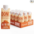 Done Prebiotic Protein Drink Salted Caramel 20G Whey Protein High Fiber Protein Shake With Prebiotics Gluten Free Lactose Free No Added Sugar Natural Flavor Non GMO 8.4 FL Oz Each 15 Pack