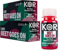 Kor Shot Beet Goes On - 24 Pack x 1.7 Fl Oz – Beet Root + Vitamin C+D3 + Zinc- USDA Certified Organic