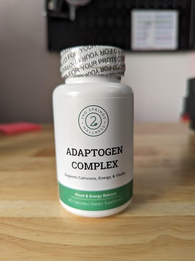 Vitality &amp Mind Wellness Trio Bundle - Brain Support Complex Adaptogen Complex and Vitamin D3+K2