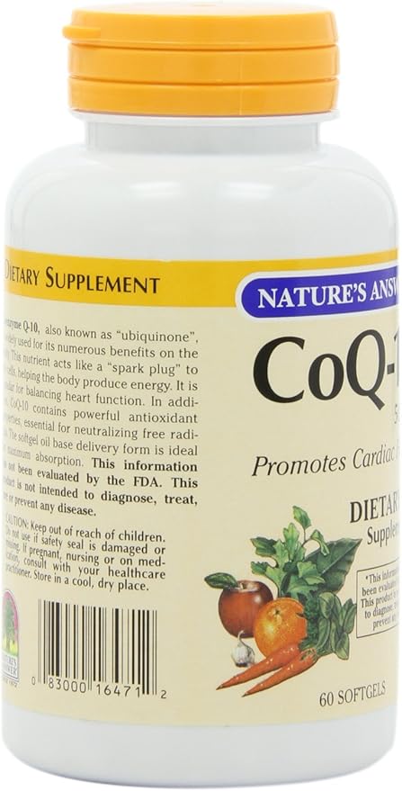 Nature's Answer Coq-10 50 Mg 60-Count