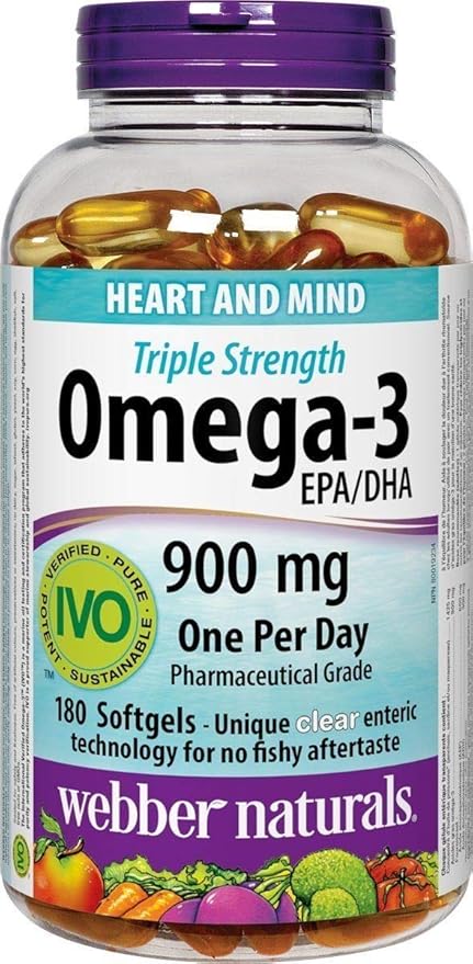webber naturals Omega-3 900mg 200 Softgels