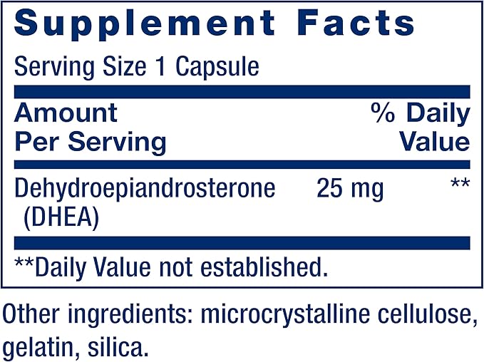 Life Extension Two-Per-Day Multi-Vitamin &amp Mineral 120 Tablets and DHEA 25mg 100 Capsules Bundle