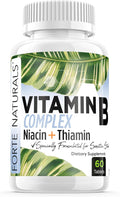 Supplements Biotin Vitamin B Complex Vitamin B12 Energy &amp Mood Support with Folic Acid Prenatal Postnatal B1 thiamin Supplement B2 niacin B5 B6 Supplements