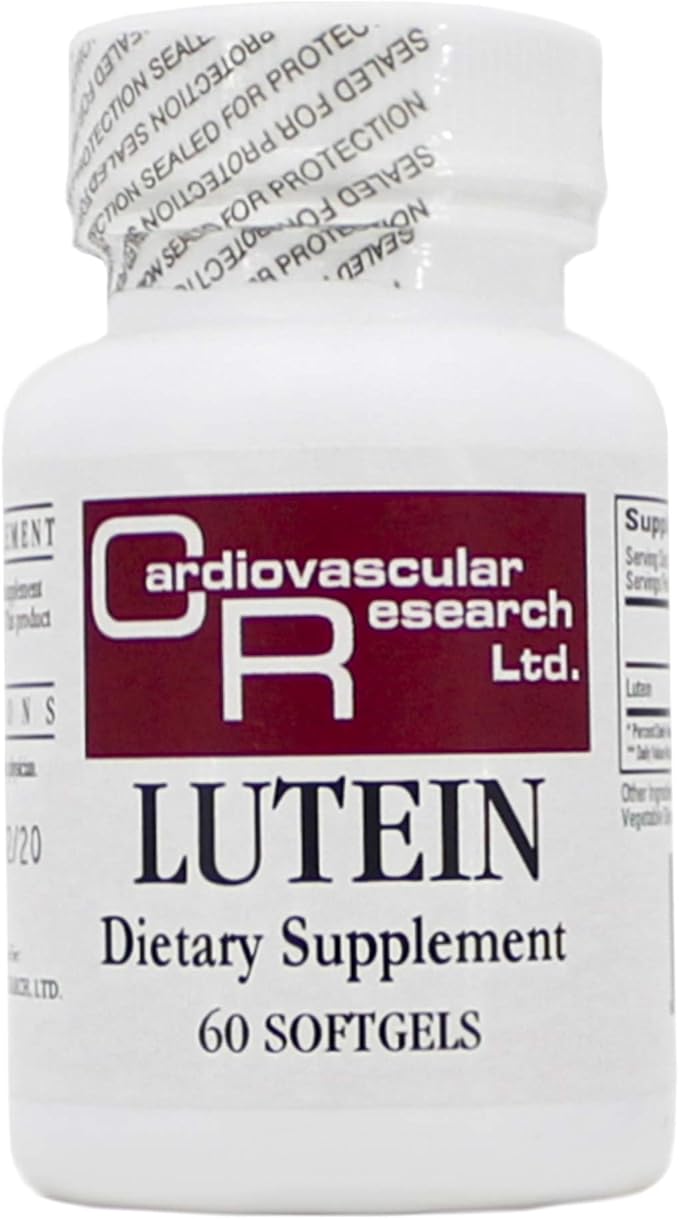 Lutein 20mg 60 Softgels - 3 Pack - Ecological Formulas/Cardiovascular Research