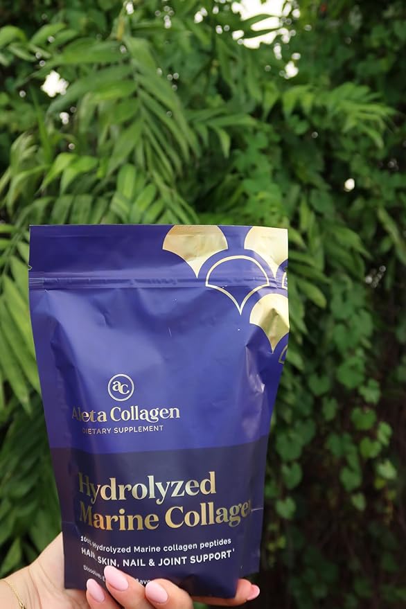 Kosher Marine Collagen OU Pareve. 100% Hydrolyzed Marine Collagen Peptides. (1 Bag)