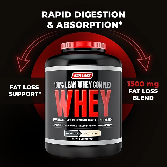 100% Lean Whey Complex 5lbs (Vanilla Deluxe)
