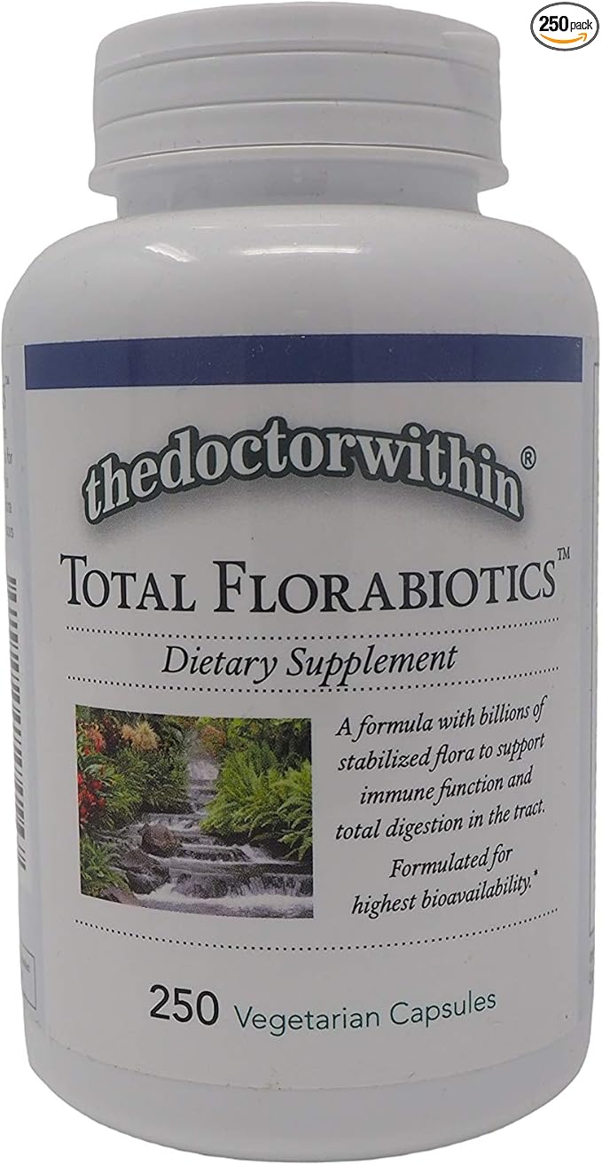 Total Florabiotics - Billions of Stabilized Flora - 250 Capsules