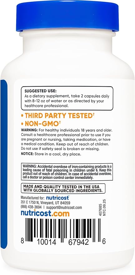 Nutricost Multivitamin with Probiotics 120 Vegetarian Capsules - Packed with Vitamins &amp Minerals (Pack of 2)