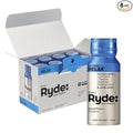 Ryde: Relax Shot | Raspberry Flavor | Lemon Balm L-Theanine Ginseng &amp Chamomile | 0 Calories 0 Sugar | 2 FL OZ Shots | Helps You Relax* (8 Pack)