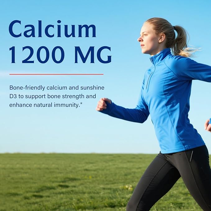 Innate Vitality Magnesium Glycinate 500mg &amp Calcium 1200mg with D3 5000IU Bundle | High Absorption Supplements for Nerve Health Bone Strength &amp Immune Support | Non-GMO Gluten-Free | 120 Cap
