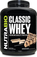 NutraBio Classic Whey Protein Powder- 25G Protein Per Scoop -No Fillers Artificial Colors Preservatives - Low Glycemic Index - (Chocolate Peanut Butter 5 Pounds)