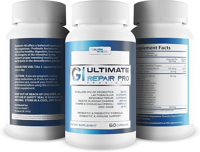 Gut &amp GI Ultimate Repair Pro Probiotic - Our Best Gut Probiotics for Full Probiotic GI Gut &amp Vag Support - Probiotic Vag Health - Women’s Probiotics for Gut Health and Vag Health - Vag Probi