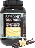 Vegan Protein Powder Pea &amp Brown Rice Protein Low Carb Vegan Friendly Gluten Lactose &amp Soy Free Sugar Free Clean Nutrition No Bloating Vanilla - Naturally Flavored