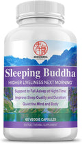 Herbal Chinese Medicine Supplements for Sleep Quality and Duration Sleeping Buddha HERBALS Quiet The Mind and Body 60 Capsules