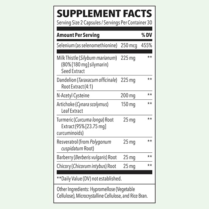 LifeSeasons Puri-T - Liver Cleanse &amp Detox Support Supplement - Resveratrol N-Acetyl Cysteine Milk Thistle Artichoke &amp Turmeric - Supports Tissue Regeneration &amp Healthy Bile - 60 Capsules