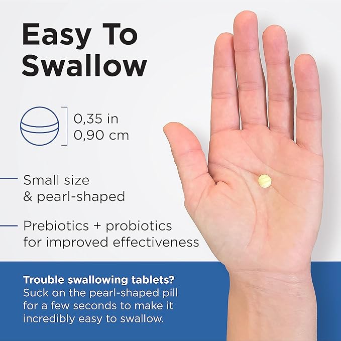 Earth's Pearl Probiotics for Women &amp Men &amp Kids - Pearl-Shaped Probiotic &amp Prebiotics with BIO-Tract® 4 Billion CFU Gut Health Support (60-Day Supply)