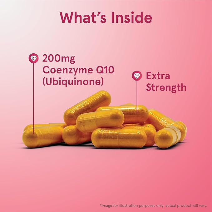 Jarrow Formulas® Co-Q10 200 mg Antioxidant Support for Mitochondrial Health Cellular Energy Production and Healthy Cardiovascular Function 60 Veggie Capsules 60 Day Supply