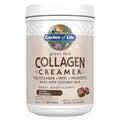 Garden of Life Grass Fed Collagen Creamer Powder - Chocolate 12 Servings Powder for Coffee Energy Beauty Joints Collagen Peptides with Coconut MCTs Keto Protein Supplements