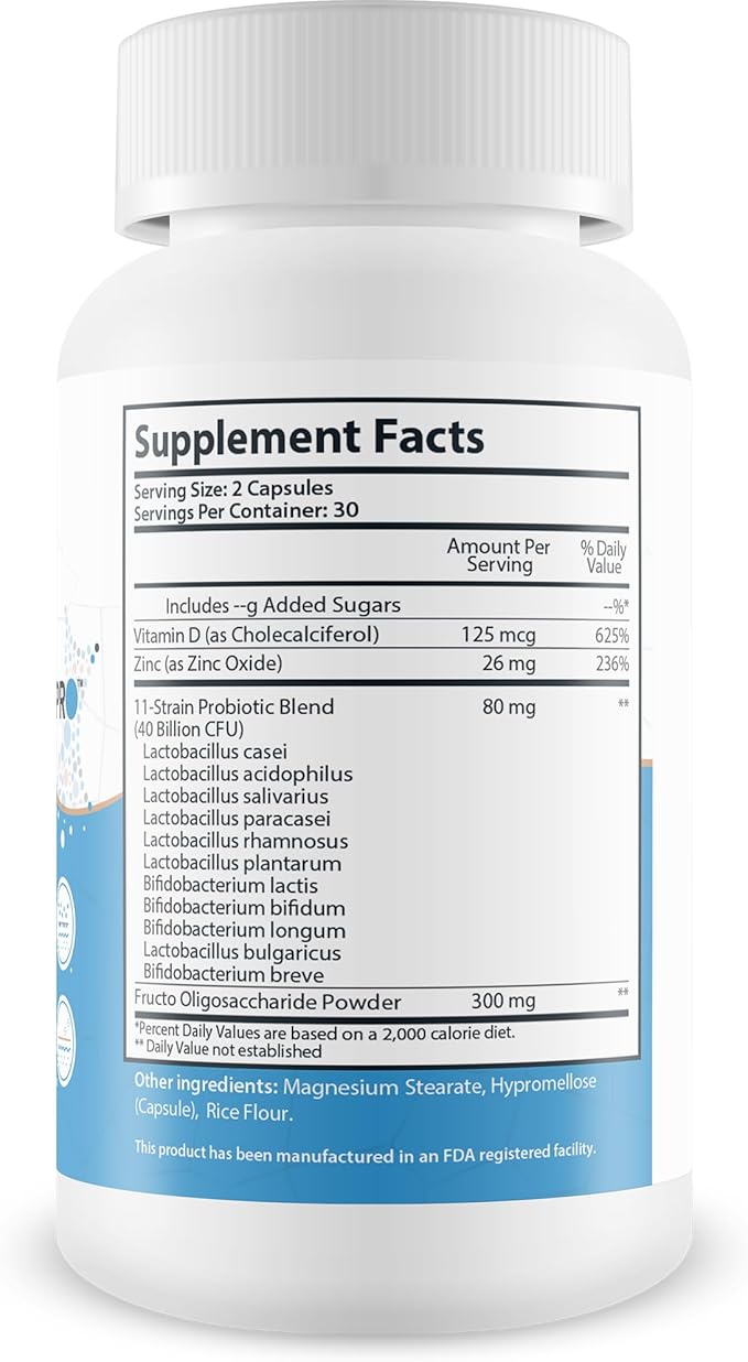 Skin Probiotic Pro - Support Healthy Skin from the Inside Out with a Probiotic Skin Health Support - Help Support Decreased Blemishes Pimples Redness - Probiotics for Hydrated &amp Healthy Looking