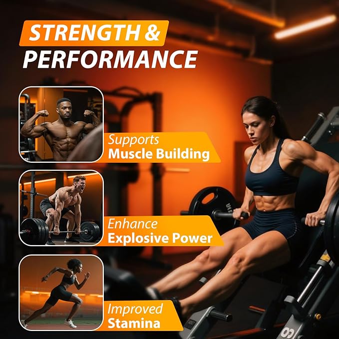Creatine Monohydrate Gummies Complex 8500 MG for Men &amp Women Creatine Monohydrate Supplement for Muscle Growth Strength &amp Energy Support Pre Workout Gummies 120 Count Mango Flavor