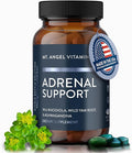 Mt. Angel Vitamins - Adrenal Support - Mood Focus Relaxation Stress and Adaptogens Support w/Ashwagandha Extracts - 60 Tablets
