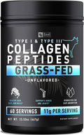 Zeal Naturals Hydrolyzed Collagen Peptides Powder 10g Protein | Grass-Fed Collagen for Women &amp Men | Essential Amino Acids | Hair Skin Nails Bone Health | 60 Servings Unflavored 23.53 oz.