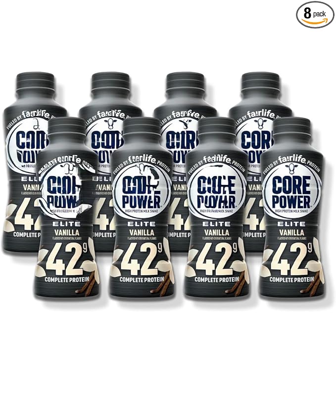 FAIRLIFE' NUTRITION PLAN Core* Power' Elite 42g. Protein Shake Vanilla - Liquid (14 fl. oz 8 pk.)