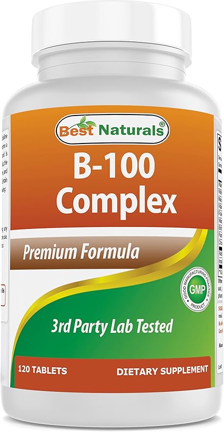 Best Naturals B-100 Complex &amp Vitamin D3 5000 IU