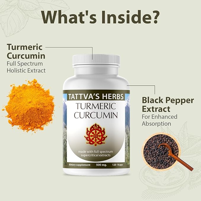 Bundle - 4 Pack - 2 Pack - Turmeric Curcumin 120 ct. 500 mg. - Plus 2 Pack Boswellia Mobility Support 120 ct. 500 mg.