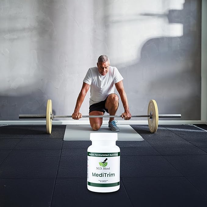 MediTrim Energy Supplements Metabolism Booster Supports Vitality Satiety &amp Physique Goals Smooth System Balance Green Coffee Bean Apple Cider Vinegar Hibiscus 90 Capsules (Pack of 1)