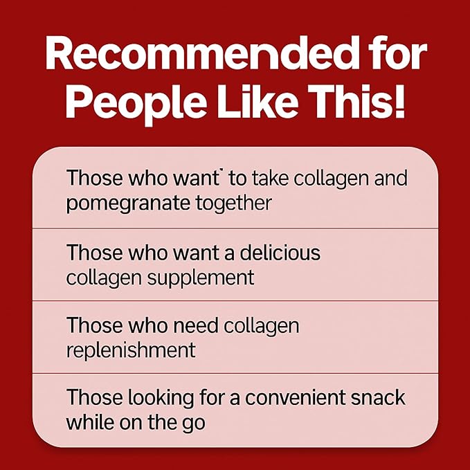 Mi-ppeum Pomegranate Collagen Jelly Stick 20g 2 Pack - 15 Sticks - 1600mg Low Molecular Fish Collagen for Skin &amp Hydration - Tangy Pomegranate Flavor Portable - Korean Collagen Jelly - 콜라겐 젤리스틱