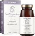 Nutri-Rich Magnesium Glycinate Chelate Magnesium 400mg for Better Sleep MCT Oil High Potency Easy Absorption Muscle Heart Health Relaxation Gluten Free No Soy No Artificial Additives