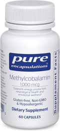 Pure Encapsulations Methylcobalamin 1000 mcg - Vitamin B12 Supplement to Support Memory &amp Nerve Health - Premium Vitamin B12 Capsules - 60 Capsules