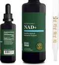 Global Healing Premium NAD+ Liquid Supplement - Sublingual NAD Drops - Liposomal NAD Plus Serum for Cellular Renewal - Nicotinamide Riboside Formula for Men &amp Women (2 Oz)