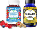 Lunakai USA Made Magnesium Glycinate Gummies &amp Shilajit Capsules Bundle – Stress Support &amp Energy Wellness
