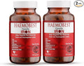 HealthBest Haemobest Gentle Iron Power Capsules with Vitamin C - 60 Count - Boost Haemoglobin Gentle on Stomachs - Non-Constipating Formula - Enhances Red Blood Cells Support