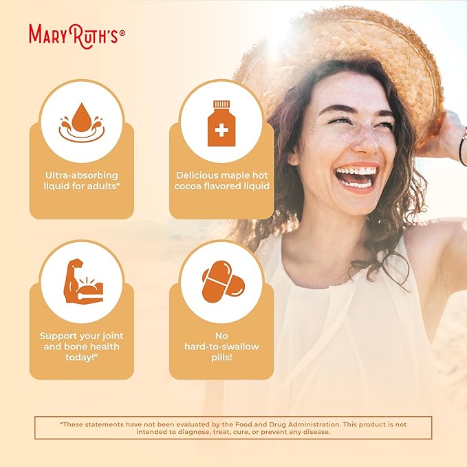 MaryRuth Organics Collagen Booster Liposomal | Sugar Free | Liquid Collagen Booster with VIT C E ZincCopper&ampSilica | Skin Care&ampJoint Support Supplement | Vegan | Non-GMO | Gluten Free | 14